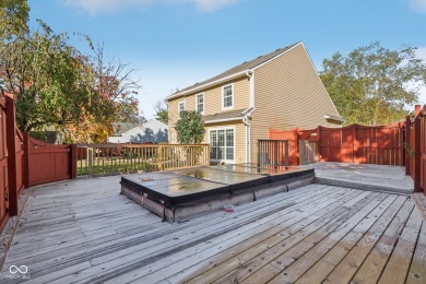 Welcome to this charming two-story home in Hearthstone, central on William Sahm Golf Course in Indiana - for sale on GolfHomes.com, golf home, golf lot