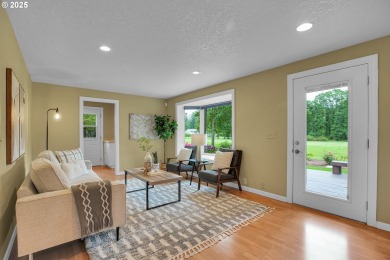 This golf course home is too sweet, no joke. There are two on Willamette Valley Country Club in Oregon - for sale on GolfHomes.com, golf home, golf lot