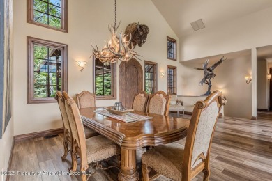Handsomely crafted custom Aspen Glen home with fairway and river on Aspen Glen Club in Colorado - for sale on GolfHomes.com, golf home, golf lot
