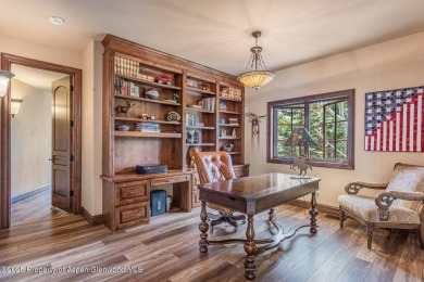 Handsomely crafted custom Aspen Glen home with fairway and river on Aspen Glen Club in Colorado - for sale on GolfHomes.com, golf home, golf lot