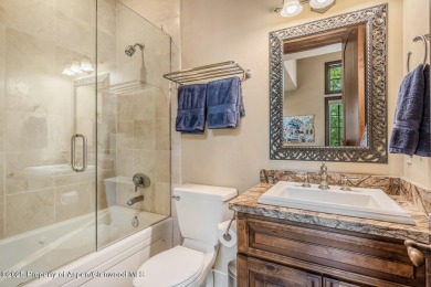 Handsomely crafted custom Aspen Glen home with fairway and river on Aspen Glen Club in Colorado - for sale on GolfHomes.com, golf home, golf lot