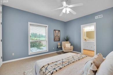 This golf course home is too sweet, no joke. There are two on Willamette Valley Country Club in Oregon - for sale on GolfHomes.com, golf home, golf lot