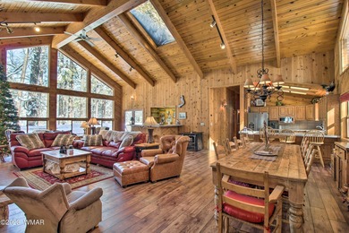 Unbelievable views of the 8th green from the gorgeous deck on White Mountain Country Club in Arizona - for sale on GolfHomes.com, golf home, golf lot