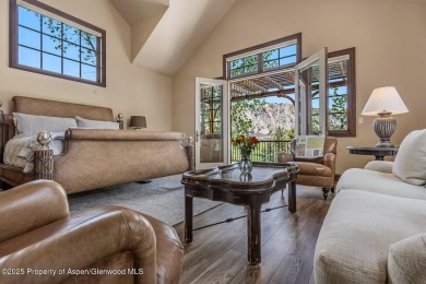 Handsomely crafted custom Aspen Glen home with fairway and river on Aspen Glen Club in Colorado - for sale on GolfHomes.com, golf home, golf lot