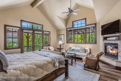 Handsomely crafted custom Aspen Glen home with fairway and river on Aspen Glen Club in Colorado - for sale on GolfHomes.com, golf home, golf lot
