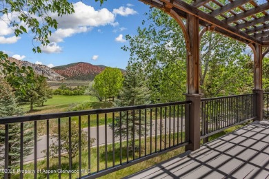 Handsomely crafted custom Aspen Glen home with fairway and river on Aspen Glen Club in Colorado - for sale on GolfHomes.com, golf home, golf lot