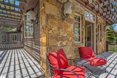 Handsomely crafted custom Aspen Glen home with fairway and river on Aspen Glen Club in Colorado - for sale on GolfHomes.com, golf home, golf lot