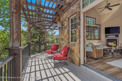Handsomely crafted custom Aspen Glen home with fairway and river on Aspen Glen Club in Colorado - for sale on GolfHomes.com, golf home, golf lot