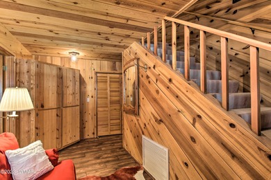 Unbelievable views of the 8th green from the gorgeous deck on White Mountain Country Club in Arizona - for sale on GolfHomes.com, golf home, golf lot