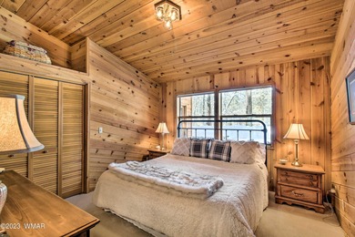 Unbelievable views of the 8th green from the gorgeous deck on White Mountain Country Club in Arizona - for sale on GolfHomes.com, golf home, golf lot