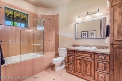 Handsomely crafted custom Aspen Glen home with fairway and river on Aspen Glen Club in Colorado - for sale on GolfHomes.com, golf home, golf lot