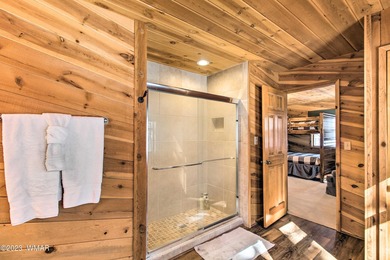 Unbelievable views of the 8th green from the gorgeous deck on White Mountain Country Club in Arizona - for sale on GolfHomes.com, golf home, golf lot