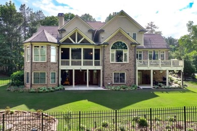 Exquisite timeless feature of shakes and bricks/stones house is on Hamilton Mill Golf Club in Georgia - for sale on GolfHomes.com, golf home, golf lot