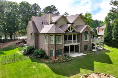 Exquisite timeless feature of shakes and bricks/stones house is on Hamilton Mill Golf Club in Georgia - for sale on GolfHomes.com, golf home, golf lot