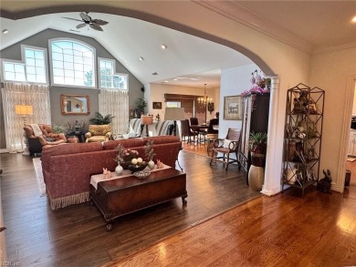 Experience luxury and comfort in this stunning ranch-style home on Cypress Creek Golfers Club in Virginia - for sale on GolfHomes.com, golf home, golf lot