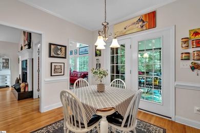 Stunning all-brick home located in the desirable Woodfin Ridge on Woodfin Ridge Golf Club in South Carolina - for sale on GolfHomes.com, golf home, golf lot