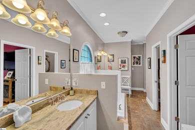 Stunning all-brick home located in the desirable Woodfin Ridge on Woodfin Ridge Golf Club in South Carolina - for sale on GolfHomes.com, golf home, golf lot