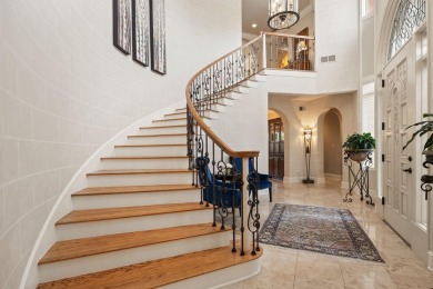 Nestled within the exclusive Tanoan Country Club East, this on Tanoan Country Club in New Mexico - for sale on GolfHomes.com, golf home, golf lot