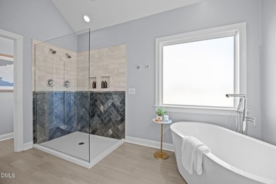 Enjoy stunning 16th fairway views from this beautifully designed on Eagle Ridge Golf Course in North Carolina - for sale on GolfHomes.com, golf home, golf lot