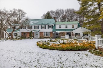 Dreams do come true. This private 4 acre Estate surrounds itself on Country Club of Rochester in New York - for sale on GolfHomes.com, golf home, golf lot