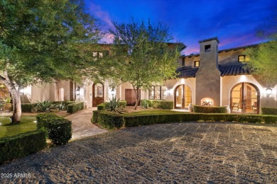 Warm and welcoming, nestled on a flat pad, motor court and on Silverleaf Golf Club in Arizona - for sale on GolfHomes.com, golf home, golf lot