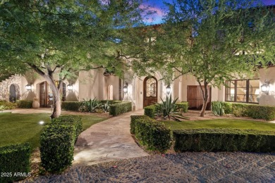 Warm and welcoming, nestled on a flat pad, motor court and on Silverleaf Golf Club in Arizona - for sale on GolfHomes.com, golf home, golf lot