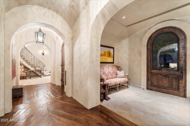 Warm and welcoming, nestled on a flat pad, motor court and on Silverleaf Golf Club in Arizona - for sale on GolfHomes.com, golf home, golf lot