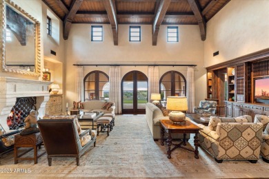 Warm and welcoming, nestled on a flat pad, motor court and on Silverleaf Golf Club in Arizona - for sale on GolfHomes.com, golf home, golf lot