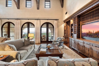 Warm and welcoming, nestled on a flat pad, motor court and on Silverleaf Golf Club in Arizona - for sale on GolfHomes.com, golf home, golf lot