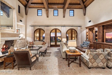 Warm and welcoming, nestled on a flat pad, motor court and on Silverleaf Golf Club in Arizona - for sale on GolfHomes.com, golf home, golf lot