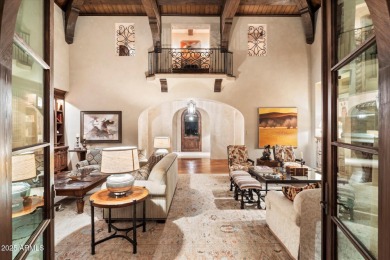 Warm and welcoming, nestled on a flat pad, motor court and on Silverleaf Golf Club in Arizona - for sale on GolfHomes.com, golf home, golf lot