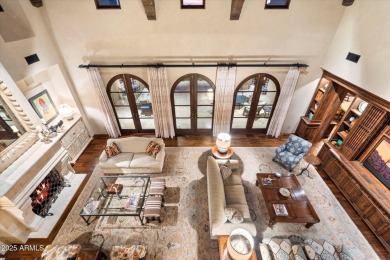 Warm and welcoming, nestled on a flat pad, motor court and on Silverleaf Golf Club in Arizona - for sale on GolfHomes.com, golf home, golf lot