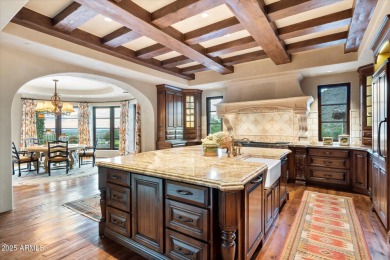 Warm and welcoming, nestled on a flat pad, motor court and on Silverleaf Golf Club in Arizona - for sale on GolfHomes.com, golf home, golf lot