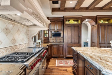 Warm and welcoming, nestled on a flat pad, motor court and on Silverleaf Golf Club in Arizona - for sale on GolfHomes.com, golf home, golf lot