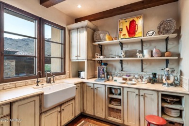 Warm and welcoming, nestled on a flat pad, motor court and on Silverleaf Golf Club in Arizona - for sale on GolfHomes.com, golf home, golf lot