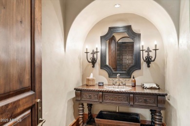 Warm and welcoming, nestled on a flat pad, motor court and on Silverleaf Golf Club in Arizona - for sale on GolfHomes.com, golf home, golf lot