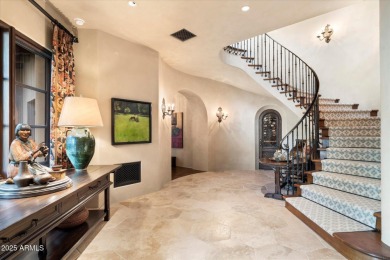 Warm and welcoming, nestled on a flat pad, motor court and on Silverleaf Golf Club in Arizona - for sale on GolfHomes.com, golf home, golf lot