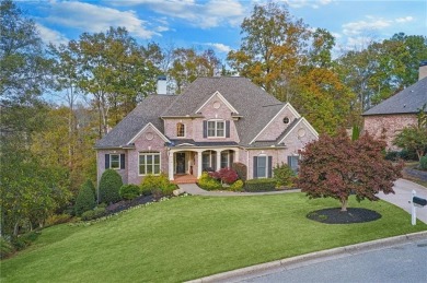 This exceptional four-sided brick home in the prestigious on Woodmont Golf and Country Club in Georgia - for sale on GolfHomes.com, golf home, golf lot