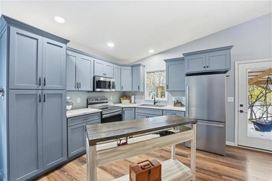 Price Improvement! Discover quiet lakefront living in this on Sugar Valley Lakes Golf Course in Kansas - for sale on GolfHomes.com, golf home, golf lot