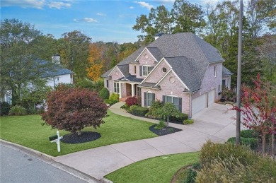 This exceptional four-sided brick home in the prestigious on Woodmont Golf and Country Club in Georgia - for sale on GolfHomes.com, golf home, golf lot