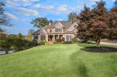 This exceptional four-sided brick home in the prestigious on Woodmont Golf and Country Club in Georgia - for sale on GolfHomes.com, golf home, golf lot