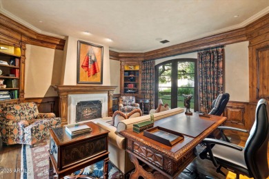 Warm and welcoming, nestled on a flat pad, motor court and on Silverleaf Golf Club in Arizona - for sale on GolfHomes.com, golf home, golf lot