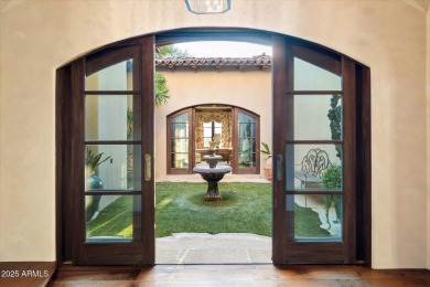 Warm and welcoming, nestled on a flat pad, motor court and on Silverleaf Golf Club in Arizona - for sale on GolfHomes.com, golf home, golf lot