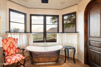 Warm and welcoming, nestled on a flat pad, motor court and on Silverleaf Golf Club in Arizona - for sale on GolfHomes.com, golf home, golf lot