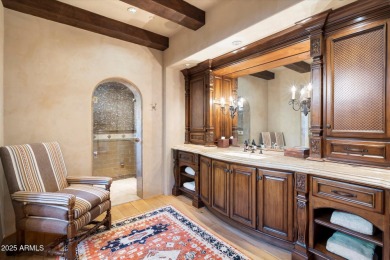 Warm and welcoming, nestled on a flat pad, motor court and on Silverleaf Golf Club in Arizona - for sale on GolfHomes.com, golf home, golf lot