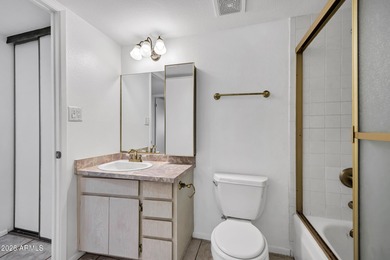 LIVE THE SCOTTSDALE LIFESTYLE in this freshly painted on Scottsdale Shadows in Arizona - for sale on GolfHomes.com, golf home, golf lot