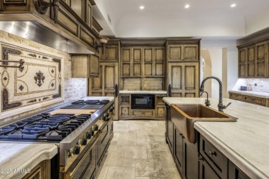 Set on an expansive acre-plus lot within Hidden Paradise--a on Camelback Golf Club in Arizona - for sale on GolfHomes.com, golf home, golf lot