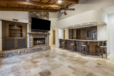 Set on an expansive acre-plus lot within Hidden Paradise--a on Camelback Golf Club in Arizona - for sale on GolfHomes.com, golf home, golf lot