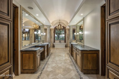 Set on an expansive acre-plus lot within Hidden Paradise--a on Camelback Golf Club in Arizona - for sale on GolfHomes.com, golf home, golf lot