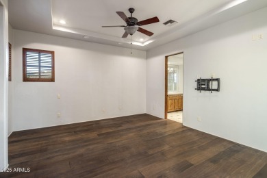 Set on an expansive acre-plus lot within Hidden Paradise--a on Camelback Golf Club in Arizona - for sale on GolfHomes.com, golf home, golf lot